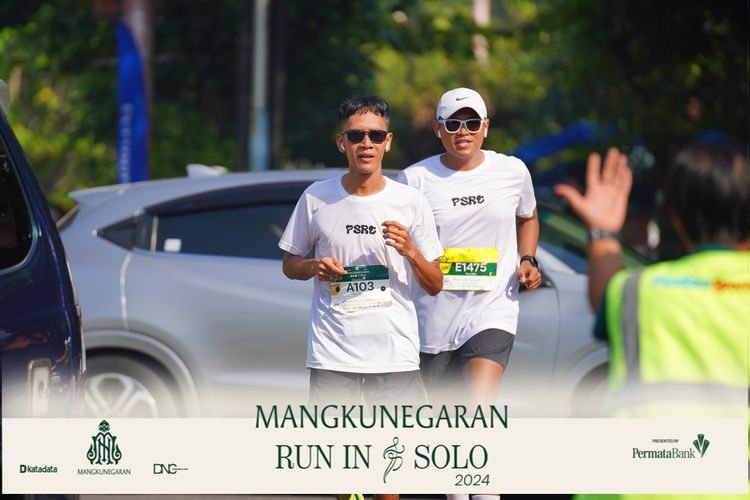 Race photo from Mangkunegaran Run 2024