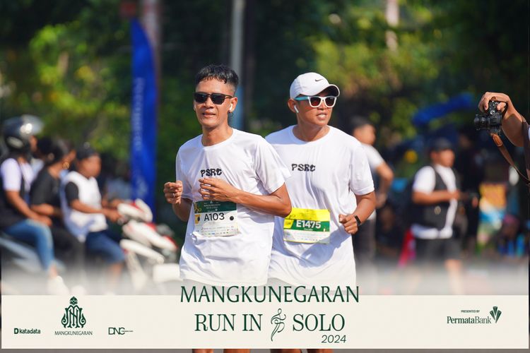 Race photo from Mangkunegaran Run 2024