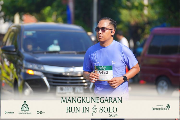 Race photo from Mangkunegaran Run 2024