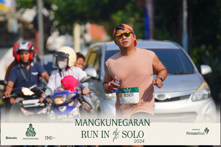 Race photo from Mangkunegaran Run 2024