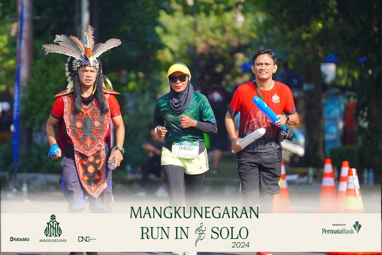 Race photo from Mangkunegaran Run 2024