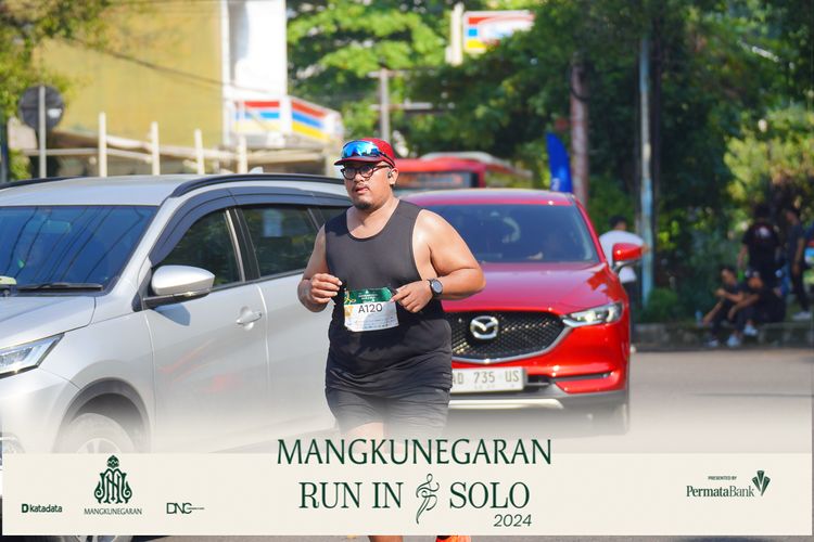 Race photo from Mangkunegaran Run 2024