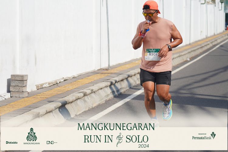 Race photo from Mangkunegaran Run 2024