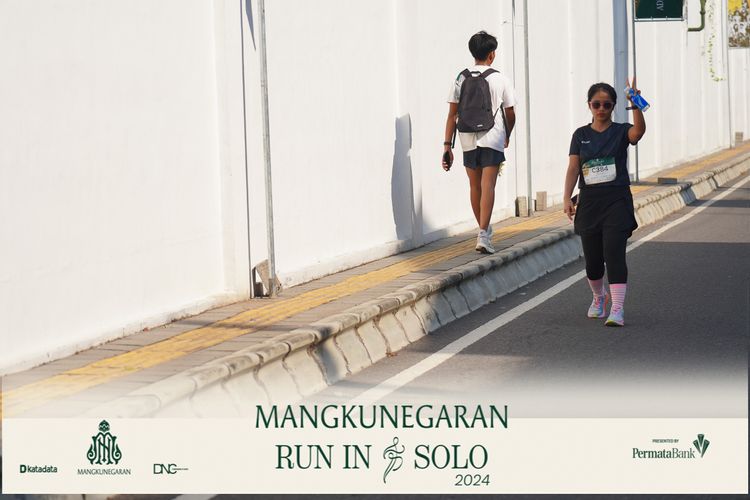 Race photo from Mangkunegaran Run 2024