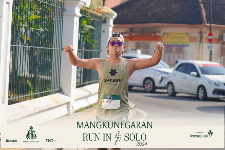 Race photo from Mangkunegaran Run 2024