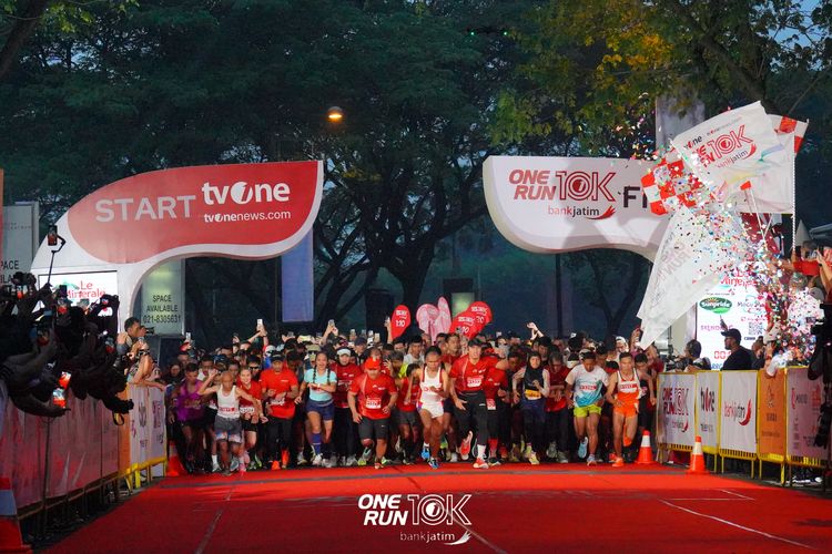 Race photo from ONE RUN 10 K
