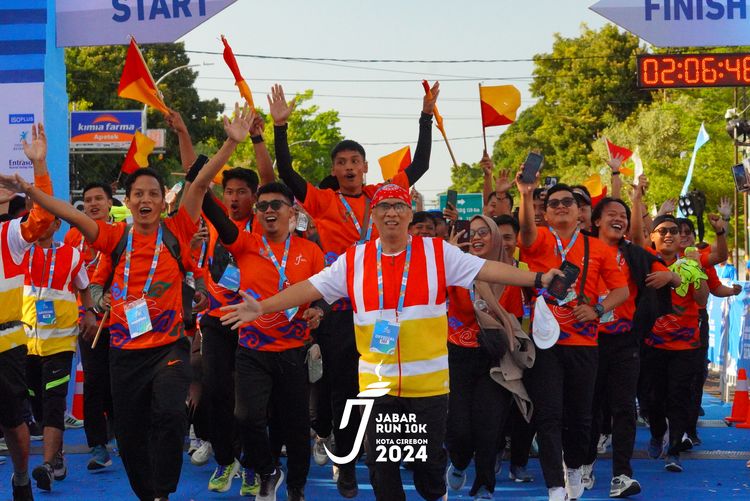 Race photo from Jabar Run 10K 2024
