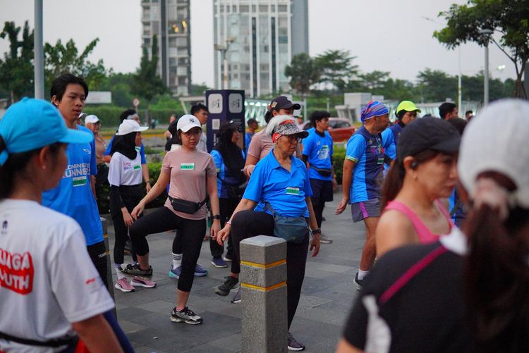 Race photo from Lari Bareng Yuk!