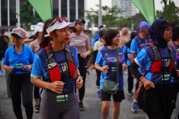 Race photo from Lari Bareng Yuk!