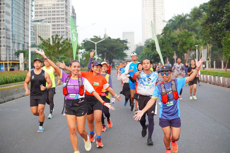Race photo from Lari Bareng Yuk!