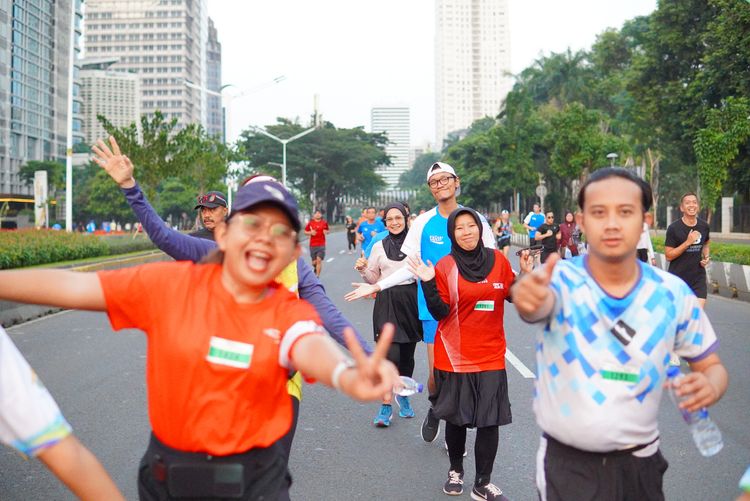 Race photo from Lari Bareng Yuk!