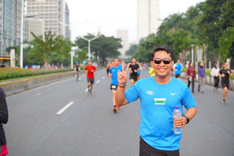Race photo from Lari Bareng Yuk!