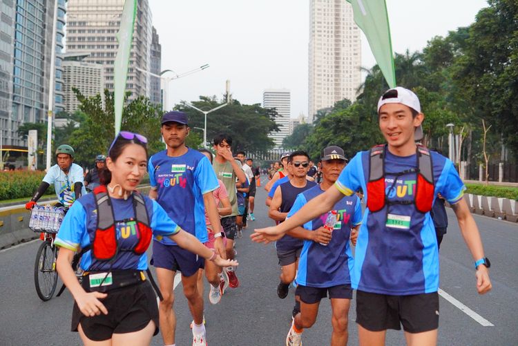 Race photo from Lari Bareng Yuk!