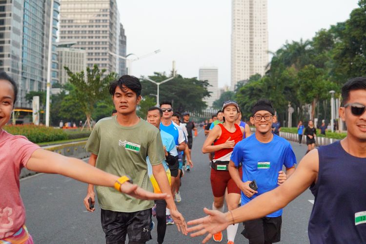 Race photo from Lari Bareng Yuk!
