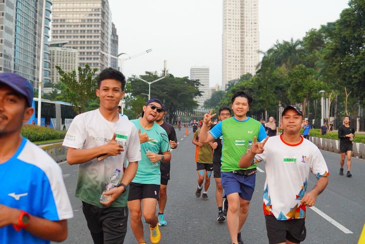 Race photo from Lari Bareng Yuk!