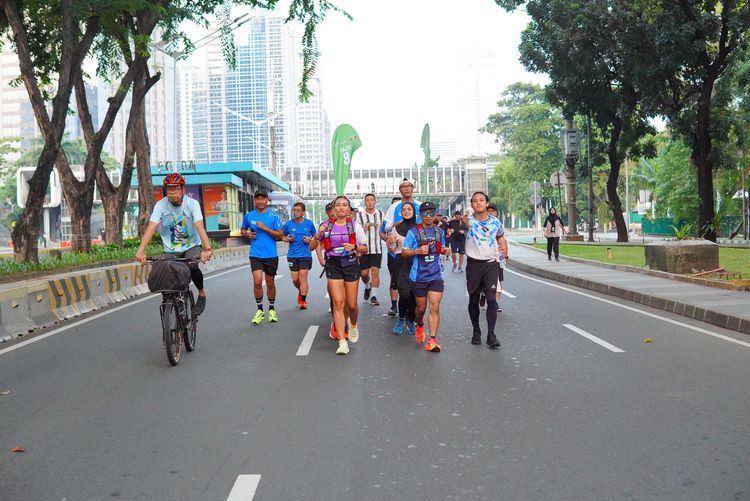 Race photo from Lari Bareng Yuk!