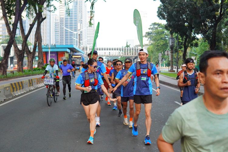 Race photo from Lari Bareng Yuk!