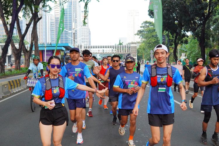 Race photo from Lari Bareng Yuk!