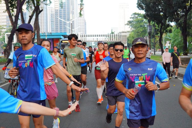 Race photo from Lari Bareng Yuk!