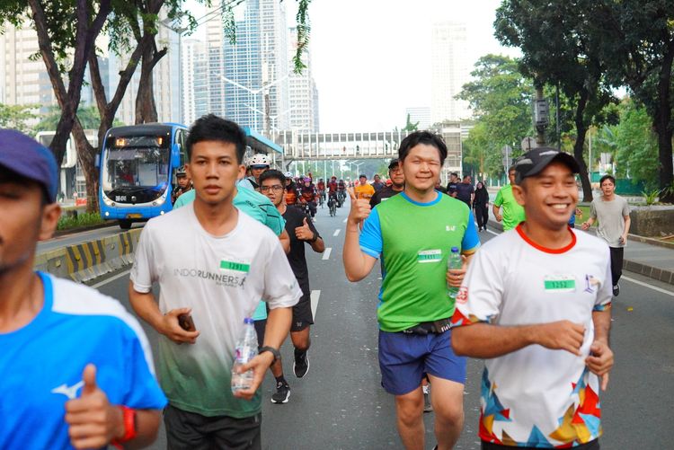 Race photo from Lari Bareng Yuk!
