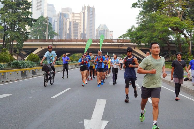 Race photo from Lari Bareng Yuk!