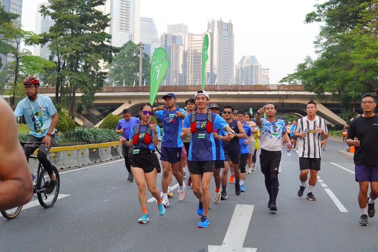 Race photo from Lari Bareng Yuk!
