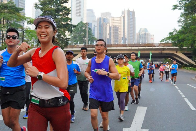 Race photo from Lari Bareng Yuk!
