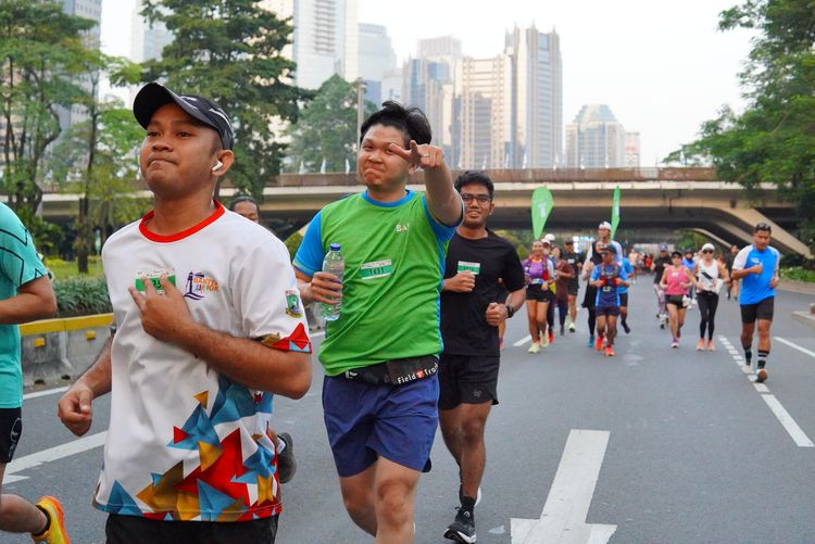 Race photo from Lari Bareng Yuk!