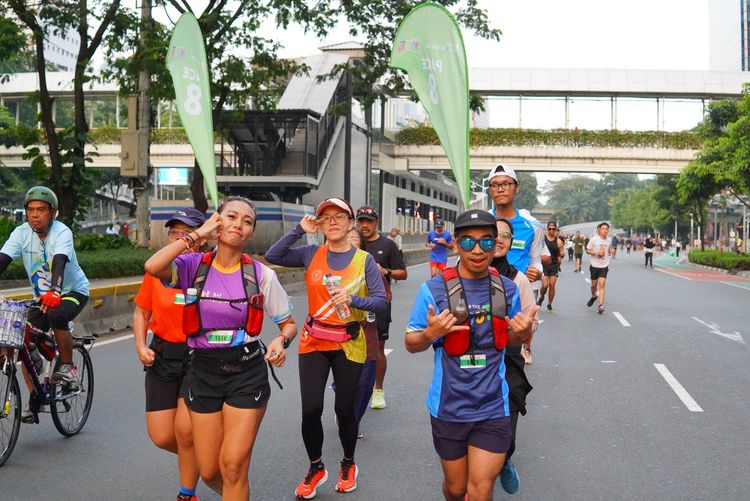 Race photo from Lari Bareng Yuk!