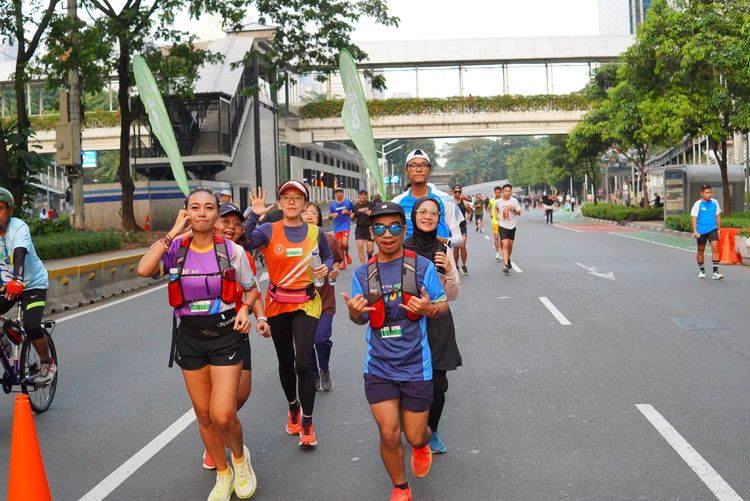 Race photo from Lari Bareng Yuk!