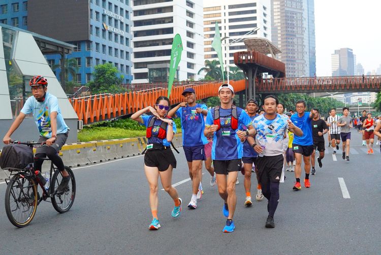 Race photo from Lari Bareng Yuk!