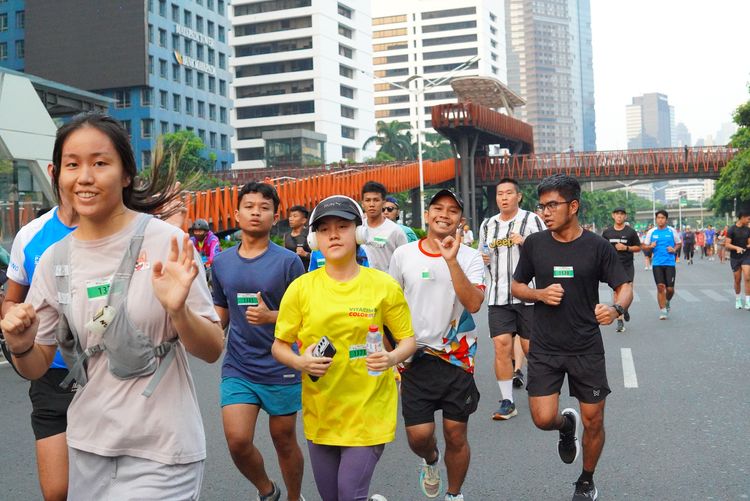 Race photo from Lari Bareng Yuk!