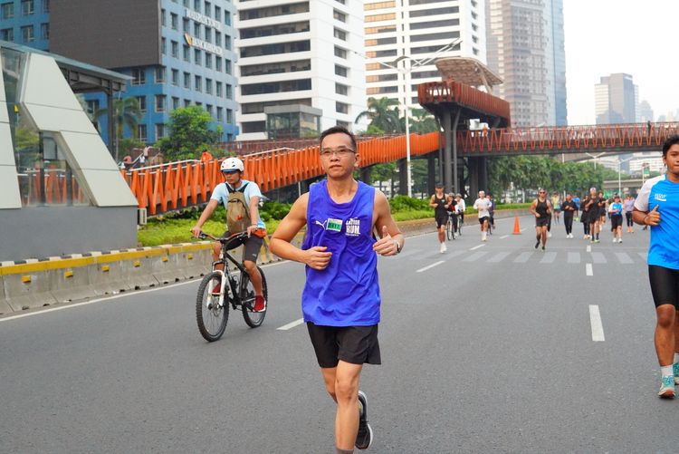 Race photo from Lari Bareng Yuk!