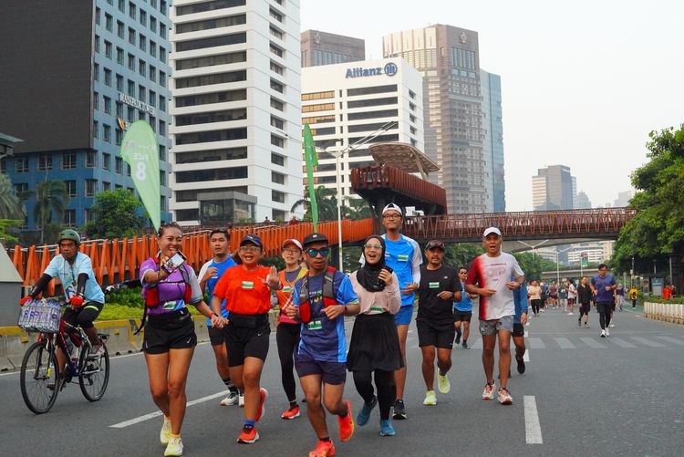 Race photo from Lari Bareng Yuk!