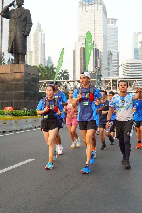 Race photo from Lari Bareng Yuk!
