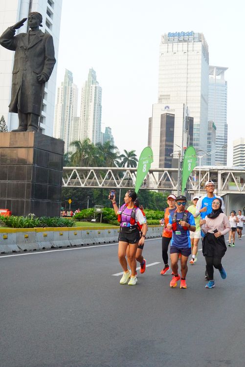 Race photo from Lari Bareng Yuk!