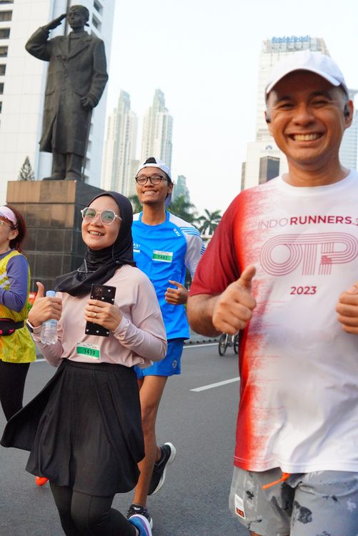 Race photo from Lari Bareng Yuk!