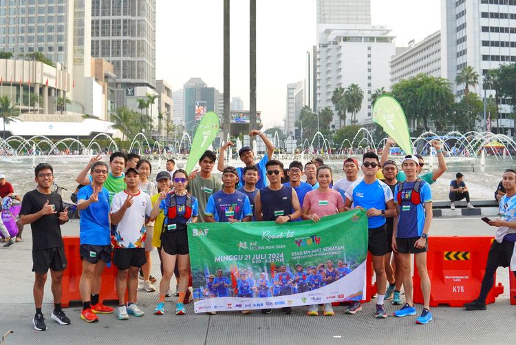Race photo from Lari Bareng Yuk!
