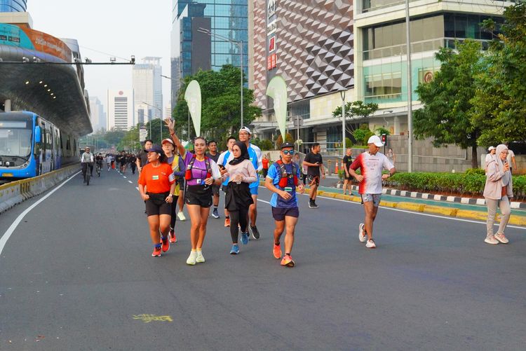 Race photo from Lari Bareng Yuk!