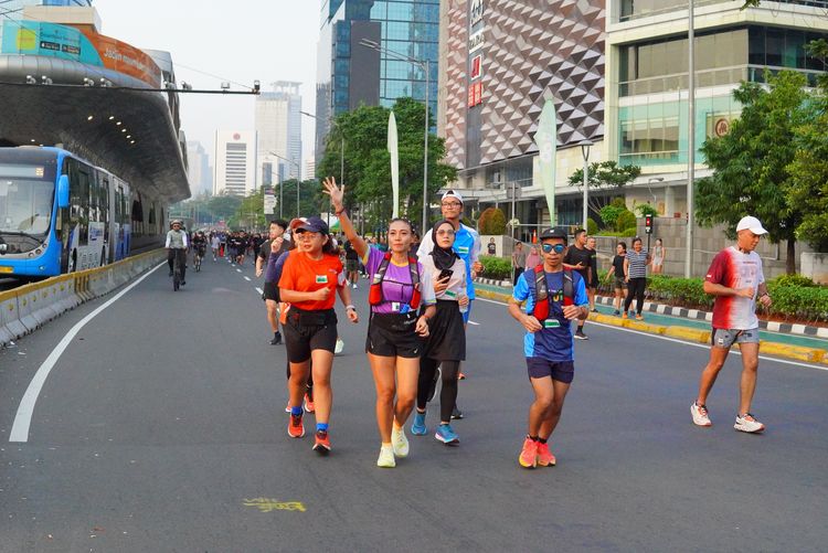 Race photo from Lari Bareng Yuk!