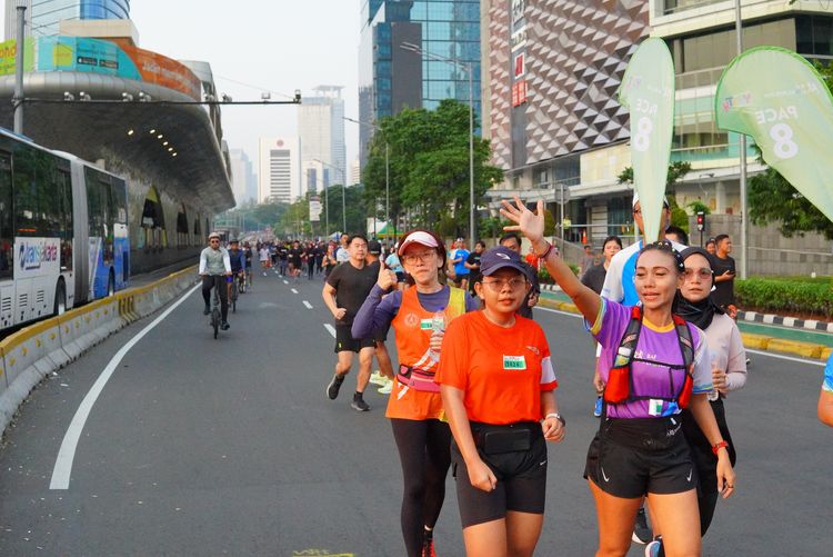 Race photo from Lari Bareng Yuk!