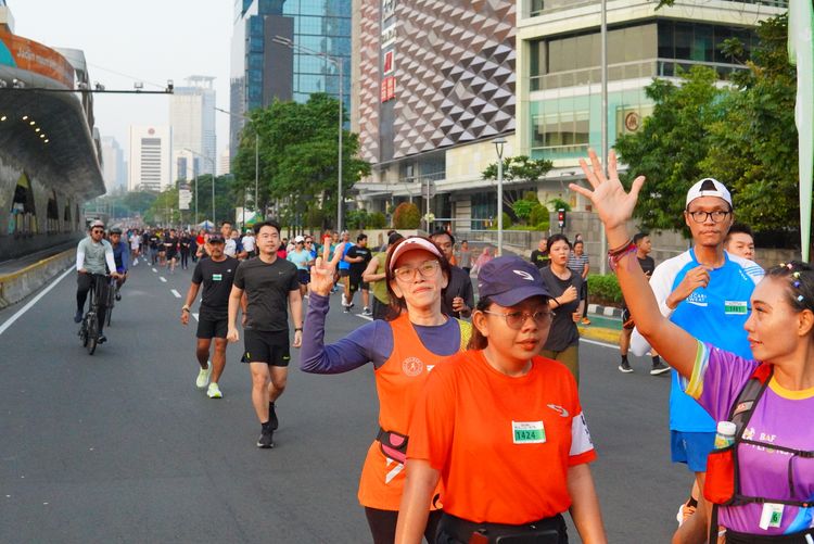 Race photo from Lari Bareng Yuk!