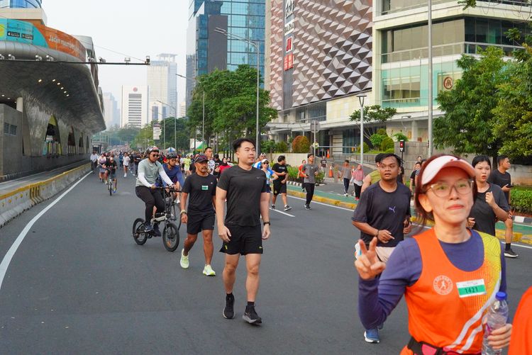 Race photo from Lari Bareng Yuk!