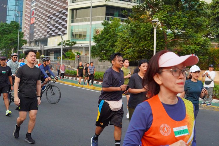 Race photo from Lari Bareng Yuk!