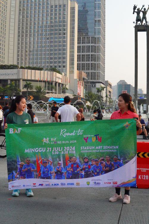 Race photo from Lari Bareng Yuk!