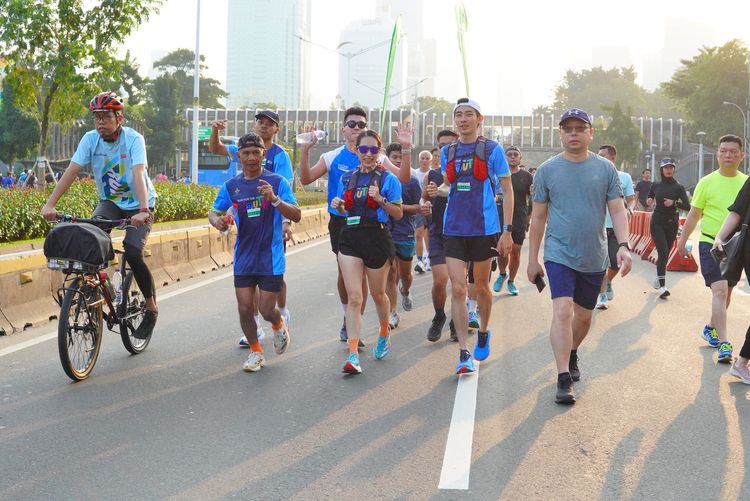 Race photo from Lari Bareng Yuk!