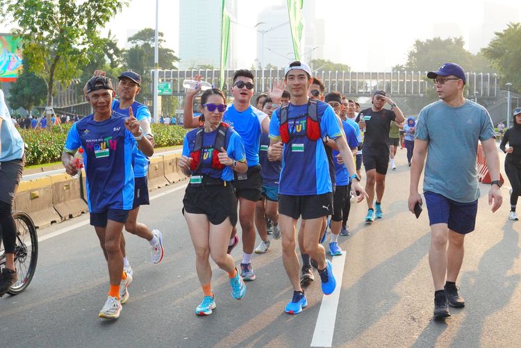 Race photo from Lari Bareng Yuk!