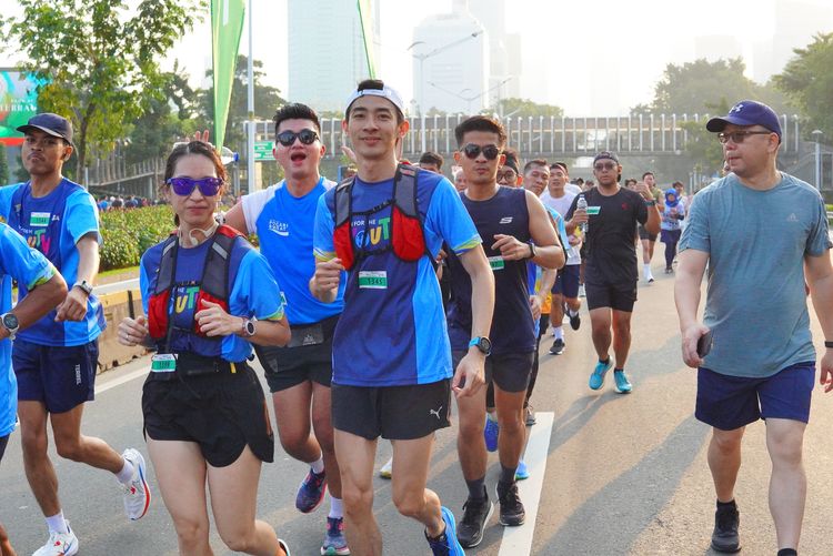 Race photo from Lari Bareng Yuk!