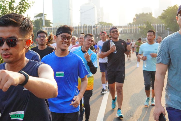 Race photo from Lari Bareng Yuk!