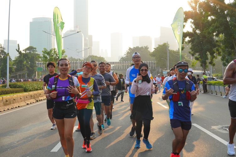 Race photo from Lari Bareng Yuk!